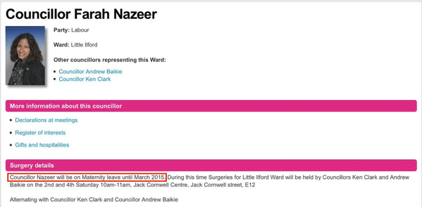 McLean maternity leave 3