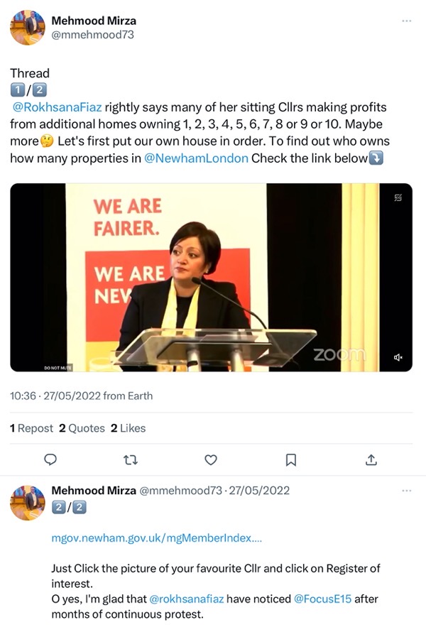 Mehmood Mirza on Twitter