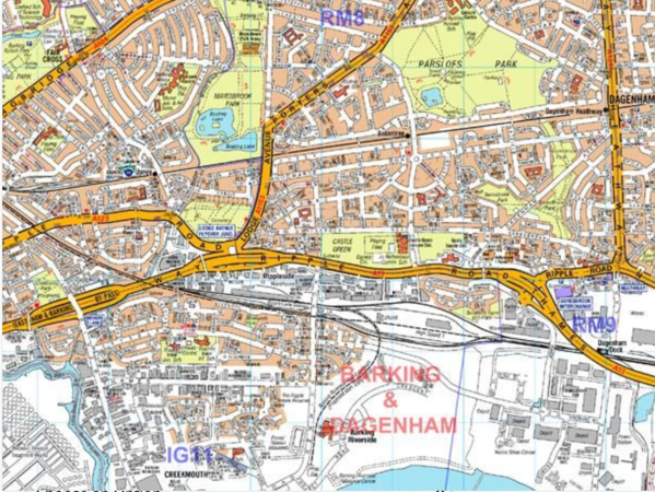 East London Map.png East London Map