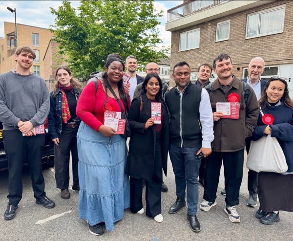 Newham Labour campaigners in Maryland