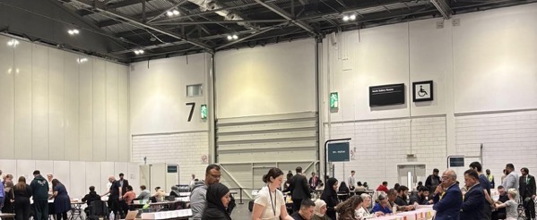 The Newham count at Excel